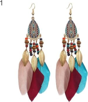 feather earrings