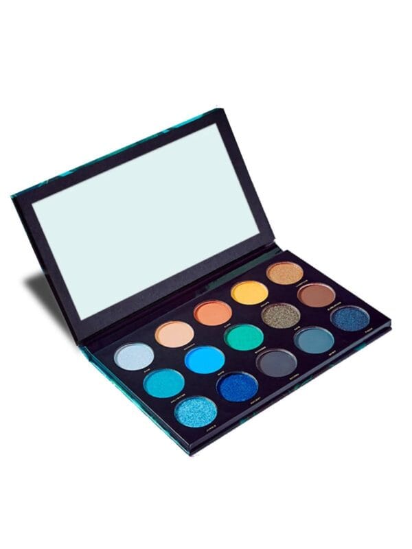Blue Eyeshadow Palette Green Hipdot CENOTE