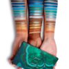 Blue Eyeshadow Palette Green Hipdot CENOTE