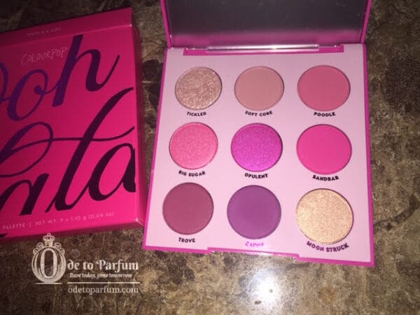Colourpop OOH LA LA Pink Eyeshadow Palette🍧