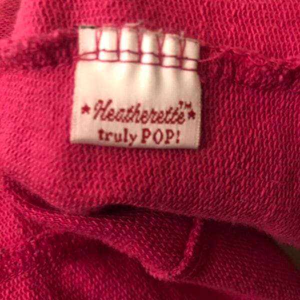 HEATHERETTE POP! Y2K Designer Pink Vintage Hoodie 🎪