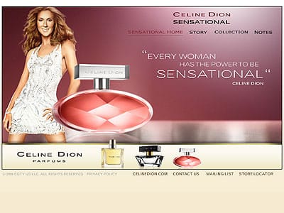 Celine Dion Sensational Ad