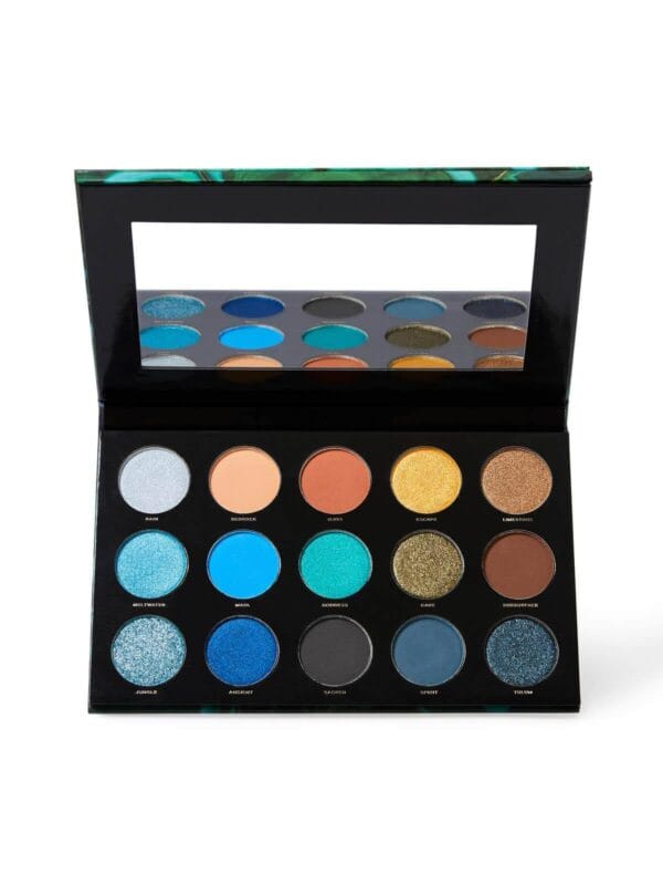 Blue Eyeshadow Palette Green Hipdot CENOTE