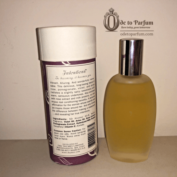 The Thymes Limited INTENTIONS Eau de Parfum VERY RARE