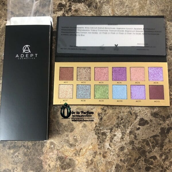 multichrome palette of eyeshadows