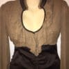 Corset Top with Ruffle Collar Y2K Size L VINTAGE LVL X