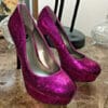 Barbie Shoes for Adults Heels G by GUESS Glitter Pink