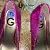 Barbie Shoes for Adults Heels G by GUESS Glitter Pink