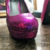 Barbie Shoes for Adults Heels G by GUESS Glitter Pink