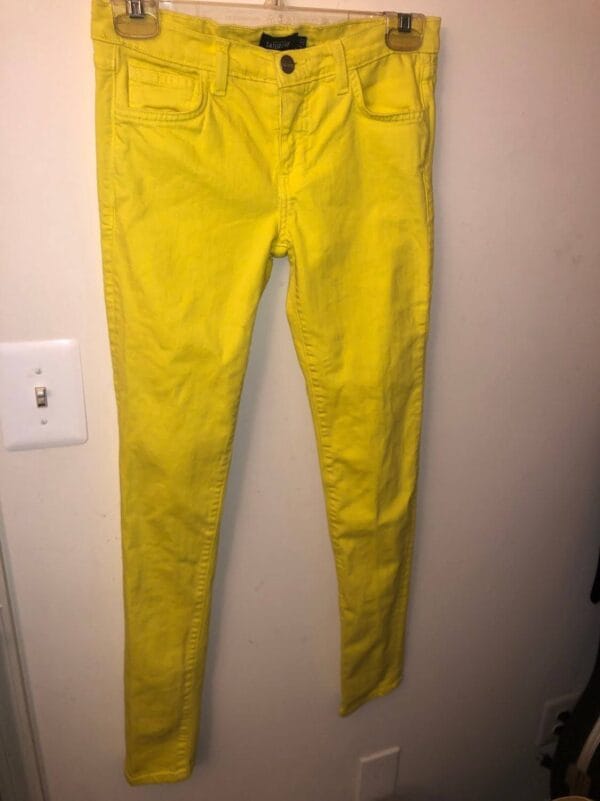 m93260874380_3 Size 25 Jeans KATE SPADE SATURDAY Yellow