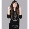 ABBEY DAWN Avril Lavigne Black Pirate Hoodie 🏴‍☠️RARE🏴‍☠️