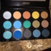 Blue Eyeshadow Palette Green Hipdot CENOTE