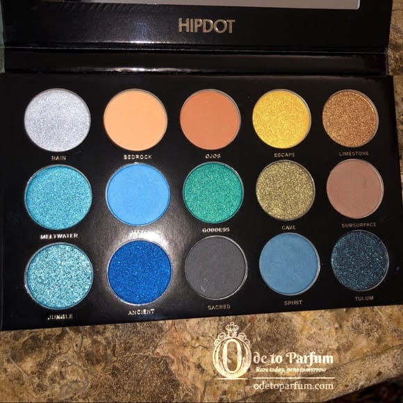 Blue Eyeshadow Palette Green Hipdot CENOTE
