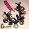 Winter Bracelet Pearls, Bows, Crystal Balls NWT