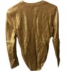 s-l1600 (1) Vintage MOSCHINO Bodysuit Logo 90's Gold Women’s Top