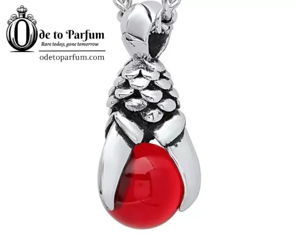 red glass pendant