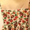 Mesh Top OOH LA LA White Floral Peplum XL