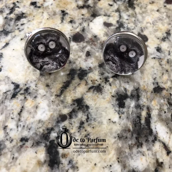 Unique Cufflinks Black and White Tarsier Quirky Cuff Links  ⊙_⊙