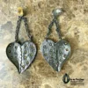 Vintage BETSEY JOHNSON Punk Heart Earrings ✨RARE✨