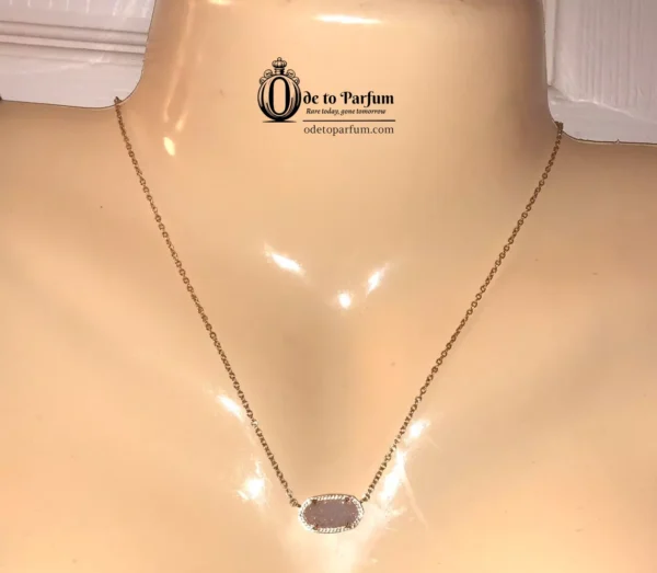 Kendra Scott ELISA Necklace Iridescent Drusy 14k Gold Plated