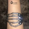 Gothic Jewelry ☠️ Skeleton Hand Earrings Bracelet Set