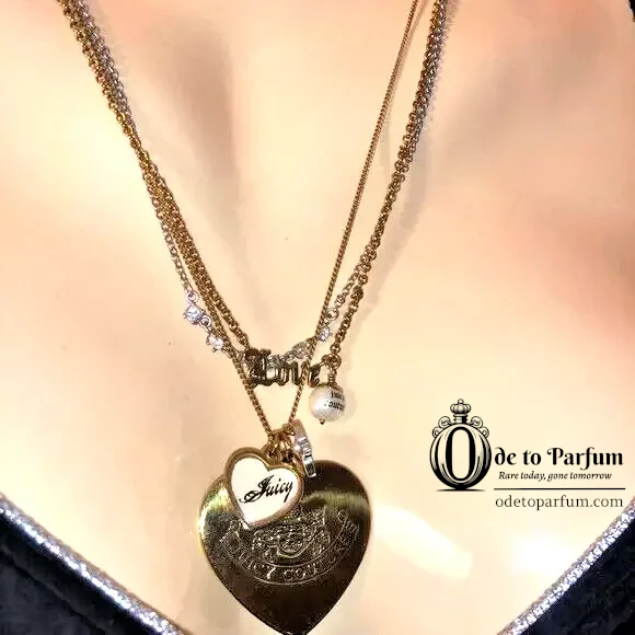 juicy couture heart necklace y2k