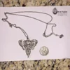 silver elephant necklace