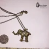 Movable Joints Elephant Necklace VTG Steampunk CLAIRE'S