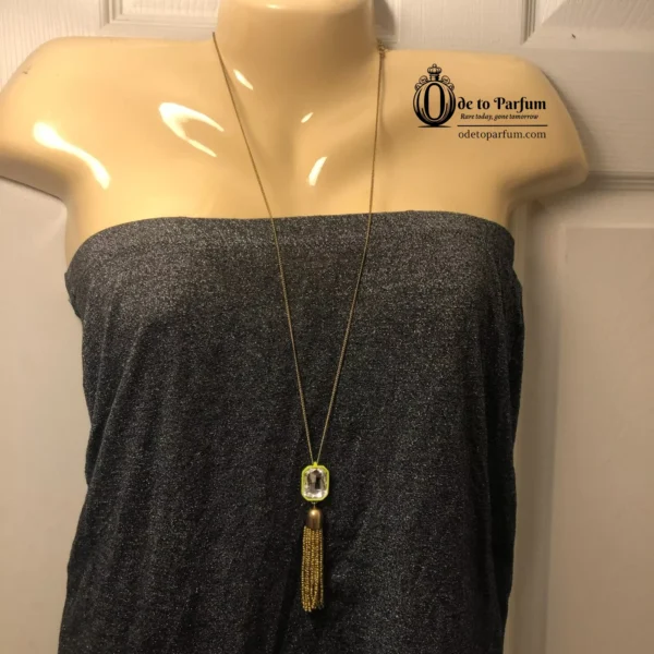 Tassel Necklace J. Crew Rhinestone Y Drop