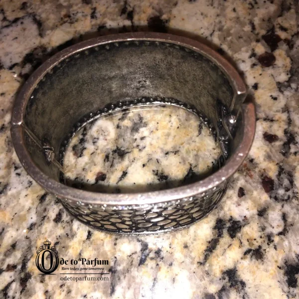 Cuff Bracelet w/ Rhinestones Pebbled Clamper