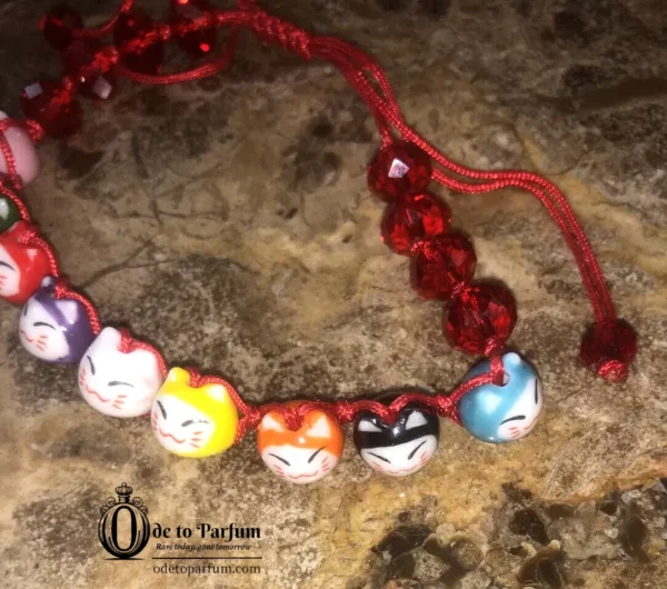 Cat Bracelet😻Kawaii Handpainted Red Cute Adjustable