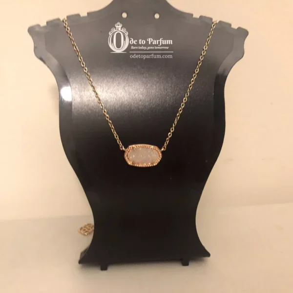Kendra Scott ELISA Necklace Iridescent Drusy 14k Gold Plated