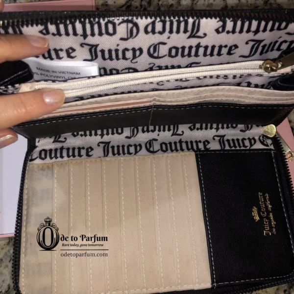 JUICY COUTURE Wallet Black Gold Vegan 👑