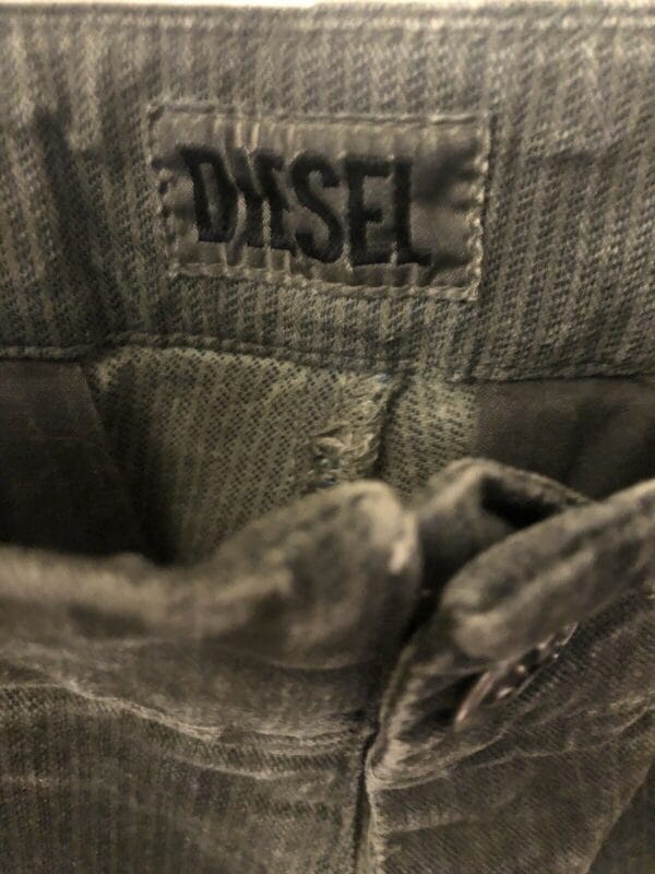 DIESEL Shorts Women Green Safari Camo Jeans