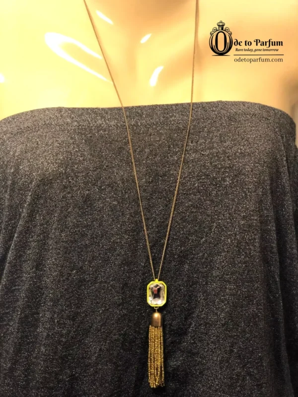 Tassel Necklace J. Crew Rhinestone Y Drop