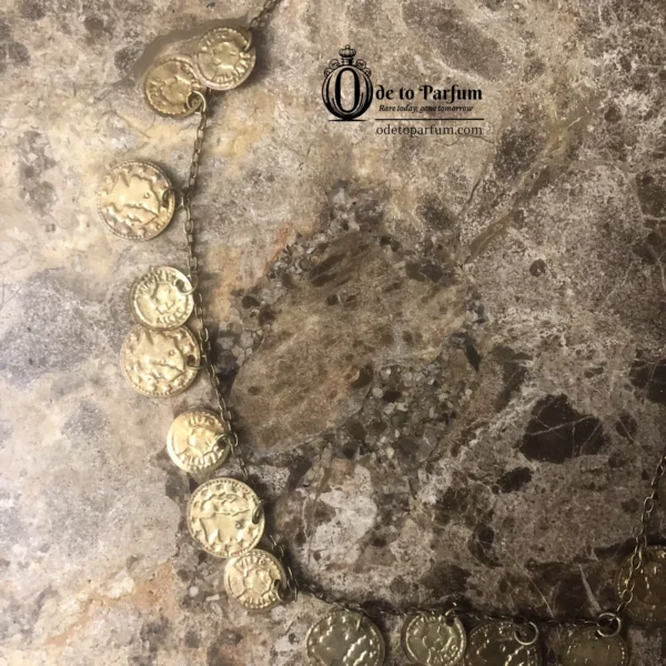 Boho Necklace Gold Coins Occult Witchy Vintage