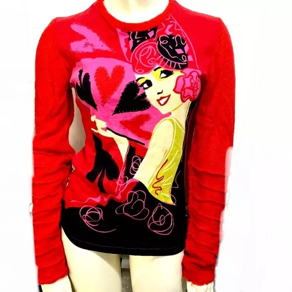 red sweater