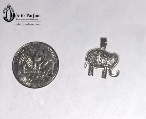 Sterling Silver Elephant Pendant MARSALA .925