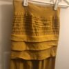 Y2K Foldover Leggings British Vintage Mustard Layered NEXT