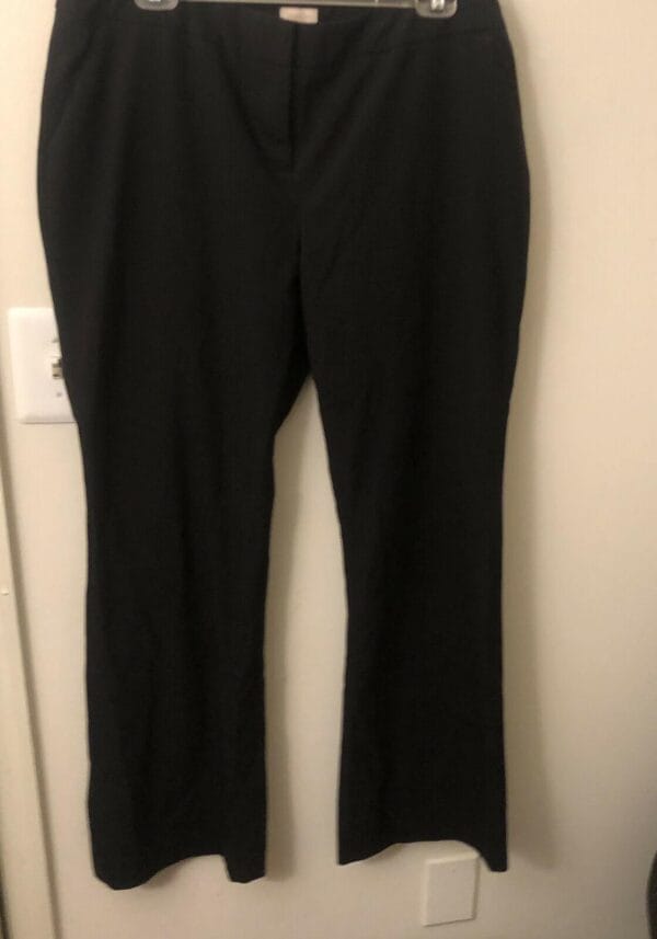 s-l1600 (2) Black Slacks Women LAUNDRY by Shelli Segal 14 XL