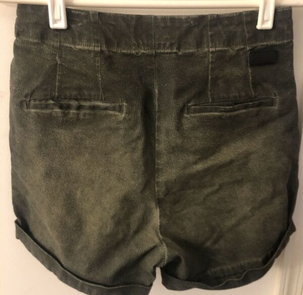 DIESEL Shorts Women Green Safari Camo Jeans