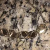 Vintage TRIFARI Necklace Brown Gold '70s'80s
