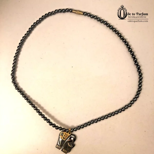 Hematite Necklace Elephant Pearls Kenya STUNNING 🐘