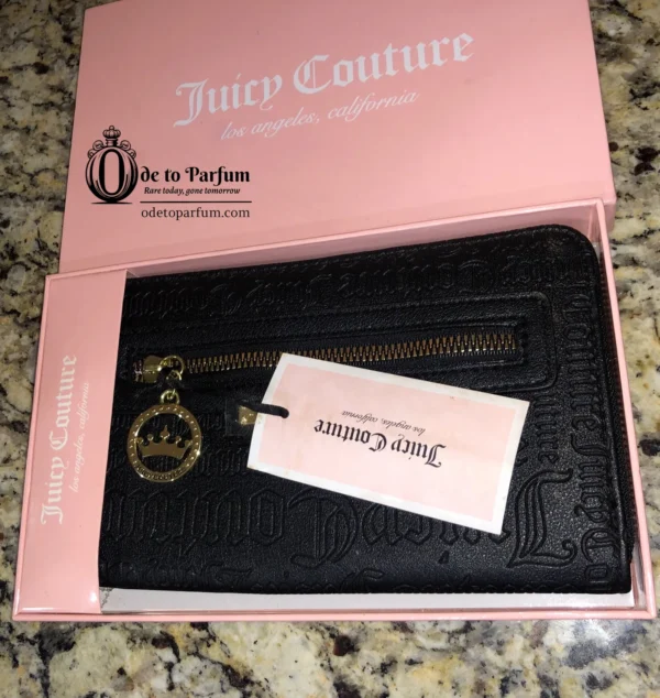 JUICY COUTURE Wallet Black Gold Vegan 👑