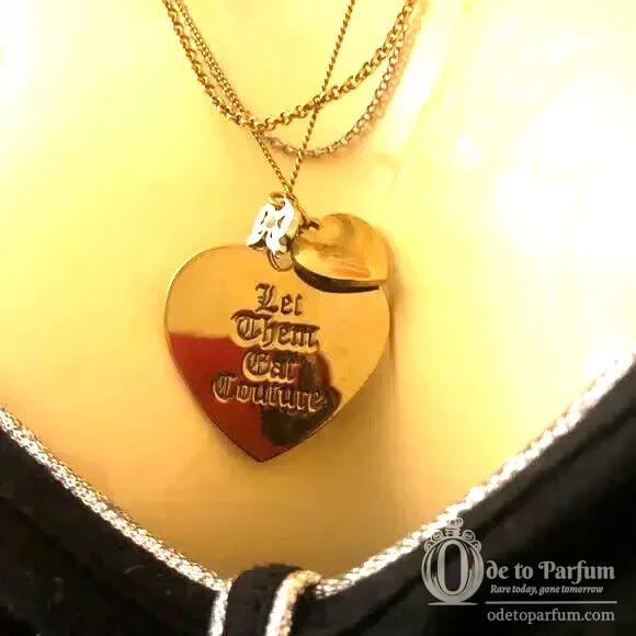 juicy couture heart necklace y2k