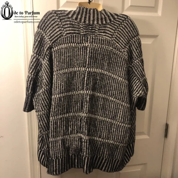 ALICE + OLIVIA Sweater Nera Black White Rib