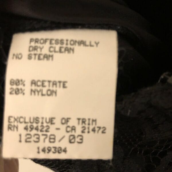 Black Lace Dress SCOTT MCCLINTOCK Vintage Early 90s!