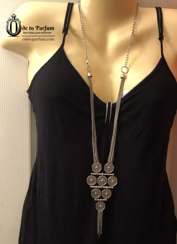Antique Look Silver Boho Ancient Necklace