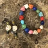 Pastel Goth Jewelry Skulls Bracelet Earrings