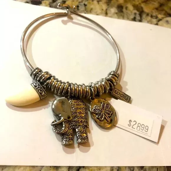 s-l1600 (24) lucky elephant gift bracelet
